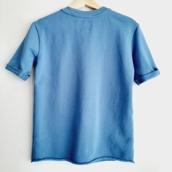 ROOTS Short Sleeve Sweatshirt Crewneck Top Sz XXS - Picture 5 of 7